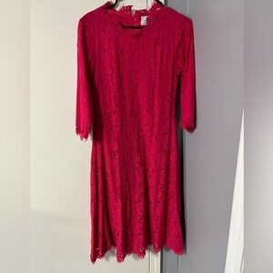 Pink lace Dainty Jewells dress. Size M